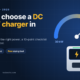 Guide to choosing a DC fast EV charger in India from 30 kW to 400 kW, with a Teslavolts charger and power gauge